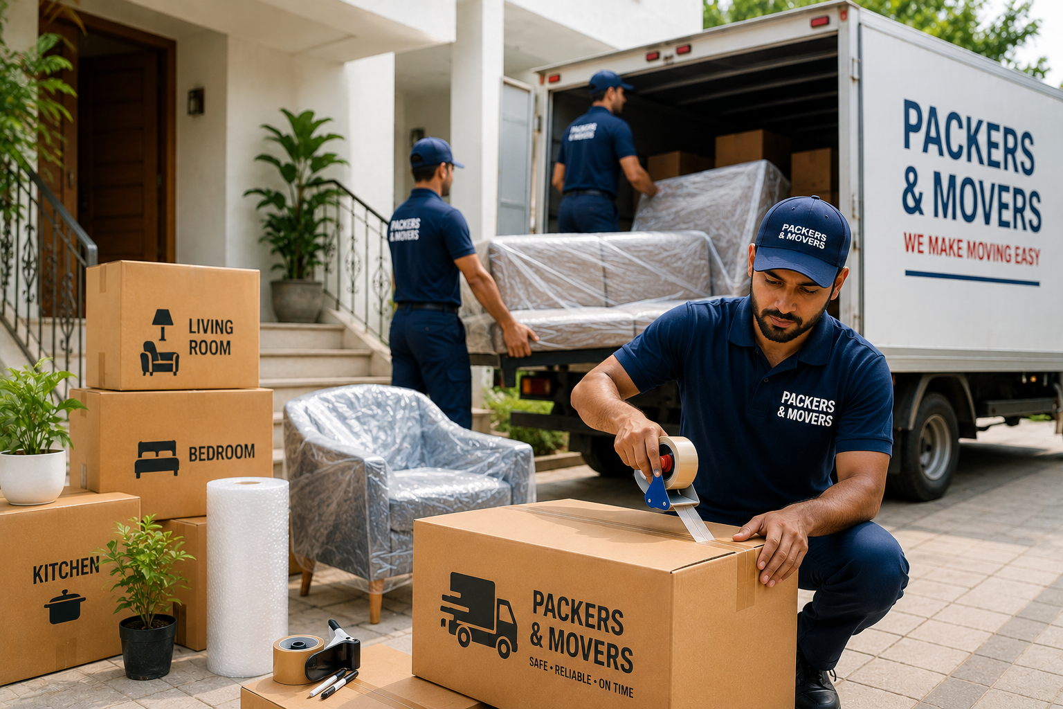 Affordable Packers and Movers Near Me: The Smart Way to Relocate Safely